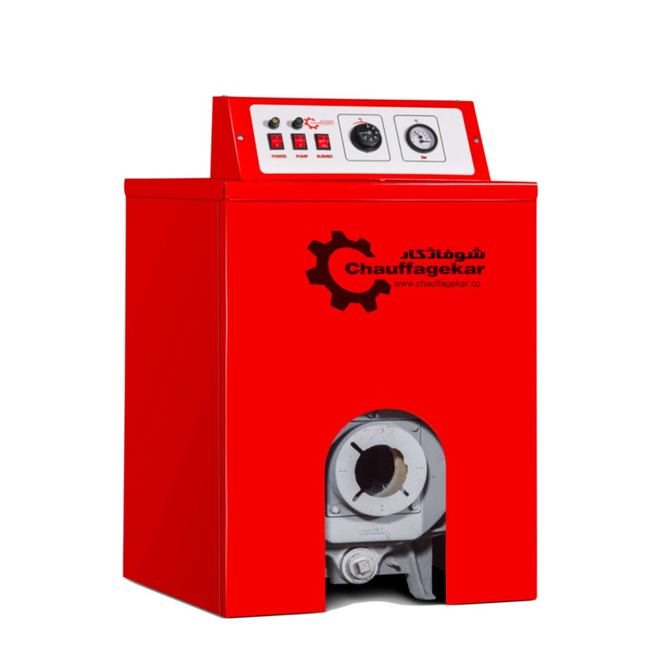 پکیج زمینی موتور خانه ای شوفاژکار مدل آذرخش 9 پره کوتاه بدون مبدل